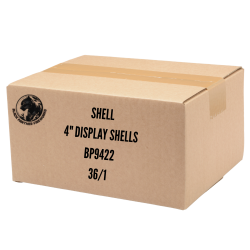 Shell 4" display No tail Red Heart 36ks/ctn