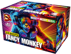 Oh�ostroj Fancy monkey 34r�n 25-30mm 4ks/ctn