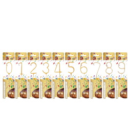 Prskavky ��sla 0-9   15,5cm 12disp/ctn
