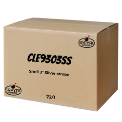 Shell 3" silver strobe 72ks/ctn